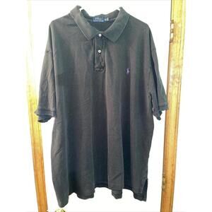 Polo Ralph Lauren Black Polo Shirt - Classic Fit 4XL
